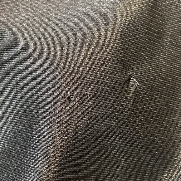 SILVERY GREY STRETCH KNIT FABRIC LIQUID METAL LOOK - Picture 7 of 7